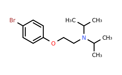 CAS 187663-88-3 | N-(2-(4-Bromophenoxy)ethyl)-N-isopropylpropan-2-amine