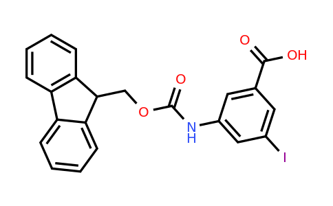 CAS 1877666-09-5 | 3-({[(9H-fluoren-9-yl)methoxy]carbonyl}amino)-5-iodobenzoic acid