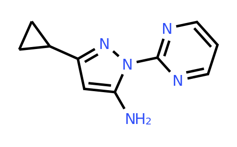 CAS 187795-41-1 | 3-Cyclopropyl-1-(pyrimidin-2-yl)-1H-pyrazol-5-amine