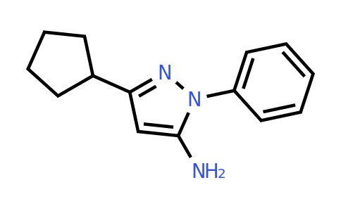 CAS 187795-46-6 | 3-cyclopentyl-1-phenyl-1H-pyrazol-5-amine