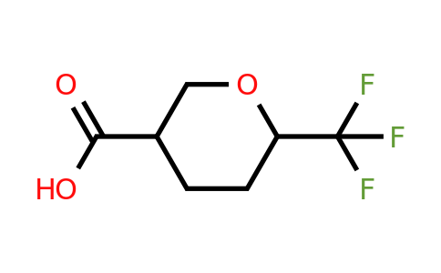 CAS 1878261-64-3 | 6-(trifluoromethyl)tetrahydropyran-3-carboxylic acid
