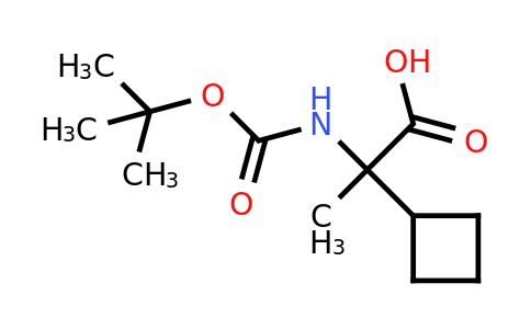CAS 1878774-28-7 | 2-{[(tert-butoxy)carbonyl]amino}-2-cyclobutylpropanoic acid