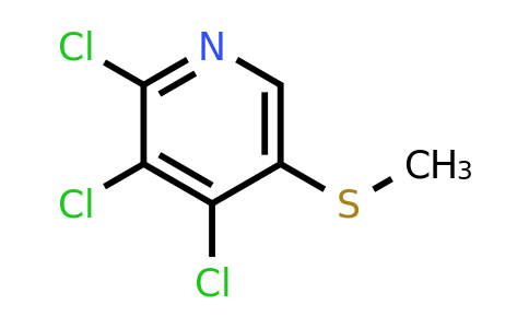 CAS 1879026-14-8 | 2,3,4-Trichloro-5-(methylsulfanyl)pyridine