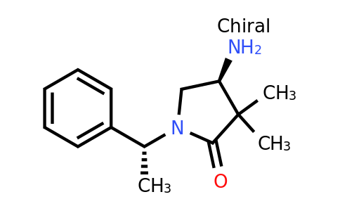 CAS 1881275-64-4 | (S)-4-Amino-3,3-dimethyl-1-((R)-1-phenylethyl)pyrrolidin-2-one