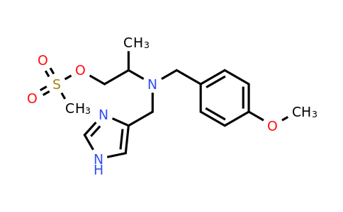 CAS 1881288-55-6 | 2-(((1H-Imidazol-4-yl)methyl)(4-methoxybenzyl)amino)propyl methanesulfonate