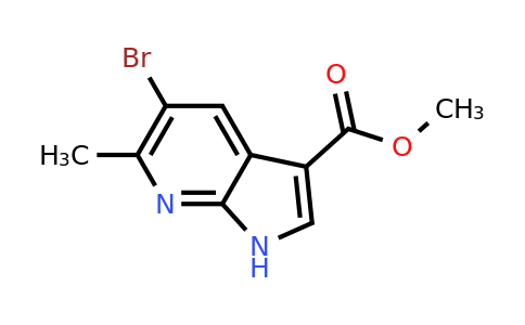 CAS 1881328-63-7 | methyl 5-bromo-6-methyl-1H-pyrrolo[2,3-b]pyridine-3-carboxylate