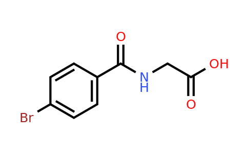 CAS 18815-75-3 | 2-[(4-bromophenyl)formamido]acetic acid
