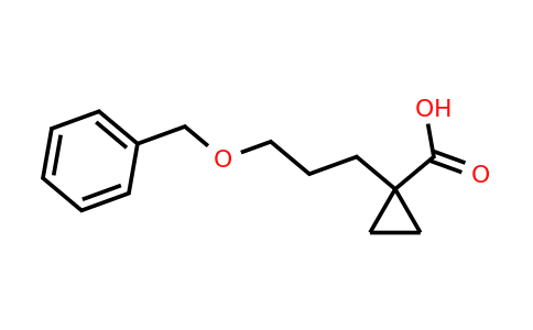 CAS 1881566-83-1 | 1-[3-(Benzyloxy)propyl]cyclopropane-1-carboxylic acid
