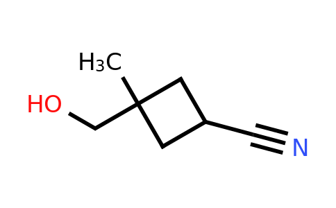 CAS 1882089-52-2 | 3-(hydroxymethyl)-3-methylcyclobutane-1-carbonitrile