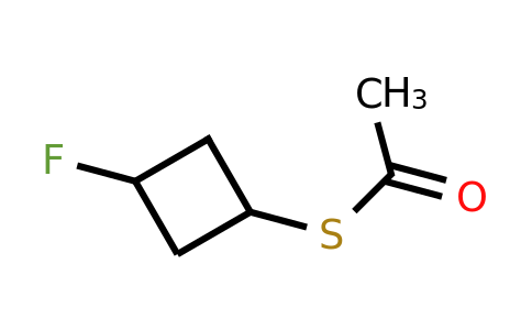 CAS 1882089-57-7 | 1-[(3-fluorocyclobutyl)sulfanyl]ethan-1-one