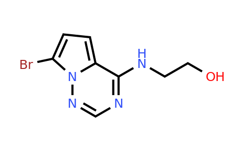 CAS 1882757-56-3 | 2-({7-bromopyrrolo[2,1-f][1,2,4]triazin-4-yl}amino)ethan-1-ol