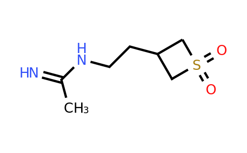 CAS 1883089-76-6 | N-[2-(1,1-dioxothietan-3-yl)ethyl]acetamidine