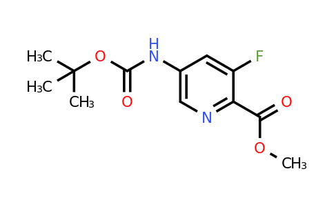CAS 1883302-40-6 | methyl 5-(tert-butoxycarbonylamino)-3-fluoro-pyridine-2-carboxylate