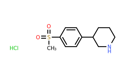 CAS 1883367-00-7 | 3-(4-Methanesulfonyl-phenyl)-piperidine hydrochloride