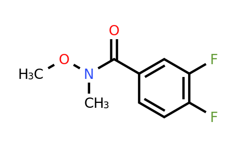 CAS 188345-25-7 | 3,4-difluoro-N-methoxy-N-methylbenzamide