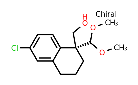 CAS 1883726-77-9 | [(1R)-6-chloro-1-(dimethoxymethyl)tetralin-1-yl]methanol