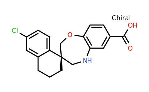 CAS 1883726-83-7 | (3S)-6'-chlorospiro[4,5-dihydro-2H-1,5-benzoxazepine-3,1'-tetralin]-7-carboxylic acid