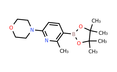 CAS 1883761-46-3 | 4-(6-Methyl-5-(4,4,5,5-tetramethyl-1,3,2-dioxaborolan-2-YL)pyridin-2-YL)morpholine