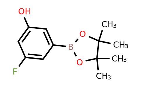 CAS 1887126-77-3 | 3-Fluoro-5-(4,4,5,5-tetramethyl-1,3,2-dioxaborolan-2-YL)phenol