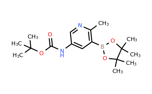 CAS 1887223-13-3 | tert-Butyl (6-methyl-5-(4,4,5,5-tetramethyl-1,3,2-dioxaborolan-2-yl)pyridin-3-yl)carbamate