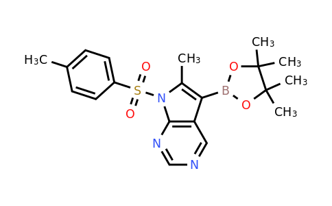 CAS 1887748-17-5 | 6-methyl-7-(4-methylbenzenesulfonyl)-5-(tetramethyl-1,3,2-dioxaborolan-2-yl)-7H-pyrrolo[2,3-d]pyrimidine