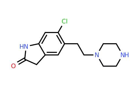 6-Chloro-5-(2-piperazin-1-yl-ethyl)-1,3-dihydro-indol-2-one