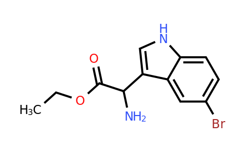 CAS 1888488-93-4 | ethyl 2-amino-2-(5-bromo-1H-indol-3-yl)acetate