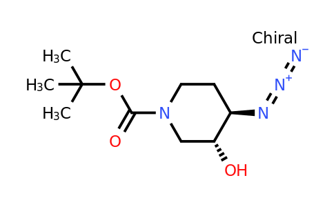 trans-1-boc-4-azido-3-hydroxypiperidine