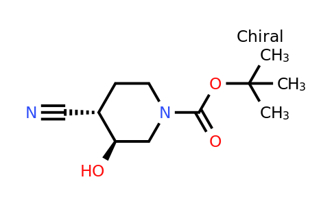 CAS 188879-53-0 | 1-piperidinecarboxylic acid, 4-cyano-3-hydroxy-, 1,1-dimethylethyl ester, trans-