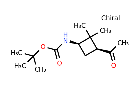 CAS 188918-44-7 | tert-butyl N-[(1R,3S)-3-acetyl-2,2-dimethyl-cyclobutyl]carbamate