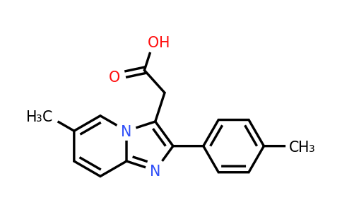 CAS 189005-44-5 | 6-Methyl-2-(4-methylphenyl)imidazo[1,2-A]-pyridine-3-acetic acid