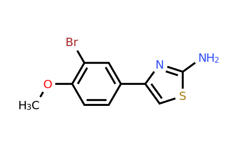 CAS 189011-00-5 | 4-(3-bromo-4-methoxyphenyl)-1,3-thiazol-2-amine
