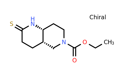 CAS 1890136-14-7 | ethyl (4aS,8aR)-2-sulfanylidene-decahydro-1,6-naphthyridine-6-carboxylate