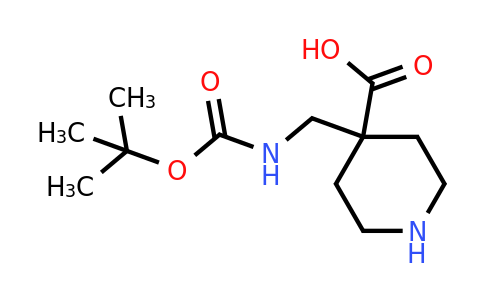 CAS 1890152-67-6 | 4-({[(tert-butoxy)carbonyl]amino}methyl)piperidine-4-carboxylic acid
