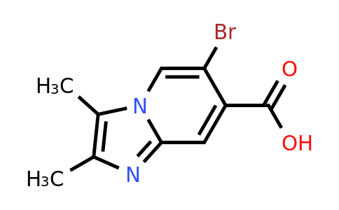 CAS 1890327-65-7 | 6-bromo-2,3-dimethyl-imidazo[1,2-a]pyridine-7-carboxylic acid