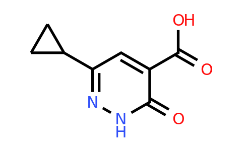 CAS 1890462-30-2 | 6-cyclopropyl-3-oxo-2,3-dihydropyridazine-4-carboxylic acid
