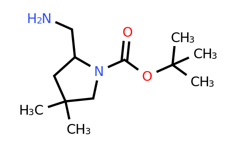 CAS 1891273-38-3 | tert-butyl 2-(aminomethyl)-4,4-dimethylpyrrolidine-1-carboxylate
