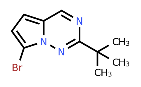 CAS 1891299-70-9 | 7-bromo-2-tert-butylpyrrolo[2,1-f][1,2,4]triazine