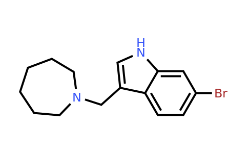 CAS 1893157-32-8 | 3-(Azepan-1-ylmethyl)-6-bromo-1H-indole
