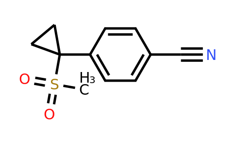 CAS 1893794-73-4 | 4-(1-Methanesulfonylcyclopropyl)benzonitrile