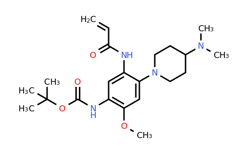 CAS 1894234-36-6 | tert-butyl N-(4-(4-(dimethylamino)piperidine-1-yl)-2-methoxy-5-(prop-2-enamido)phenyl)carbamate