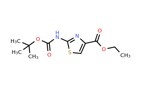 CAS 189512-01-4 | Ethyl 2-(tert-butoxycarbonylamino)thiazole-4-carboxylate