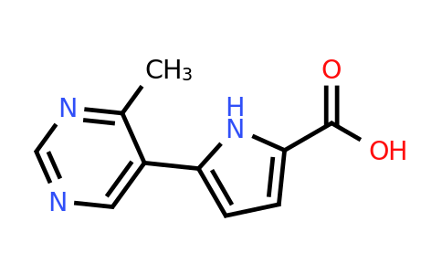 CAS 1895178-84-3 | 5-(4-Methylpyrimidin-5-yl)-1H-pyrrole-2-carboxylic acid