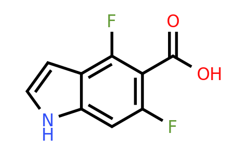 CAS 1895475-56-5 | 4,6-difluoro-1H-indole-5-carboxylic acid
