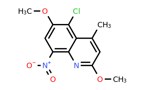 CAS 189746-21-2 | 5-Chloro-2,6-dimethoxy-4-methyl-8-nitroquinoline