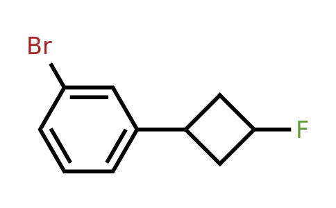 CAS 1897838-15-1 | 1-Bromo-3-(3-fluorocyclobutyl)benzene