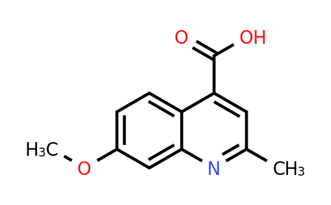 CAS 189815-81-4 | 7-Methoxy-2-methylquinoline-4-carboxylic acid