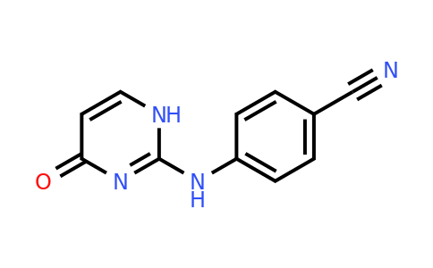 CAS 189956-45-4 | 4-((4-Oxo-1,4-dihydropyrimidin-2-yl)amino)benzonitrile