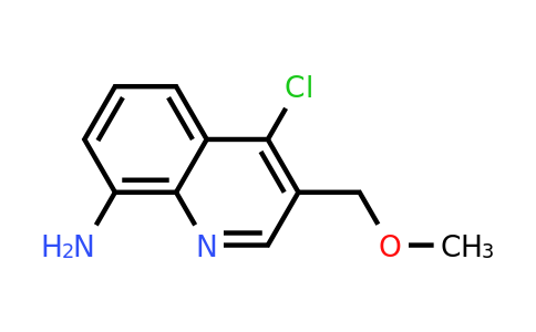 CAS 190139-07-2 | 4-Chloro-3-(methoxymethyl)quinolin-8-amine