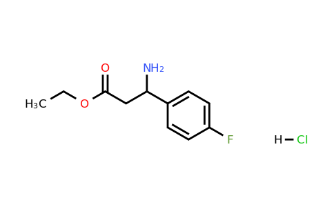 CAS 190190-83-1 | Ethyl 3-amino-3-(4-fluorophenyl)propanoate, HCl